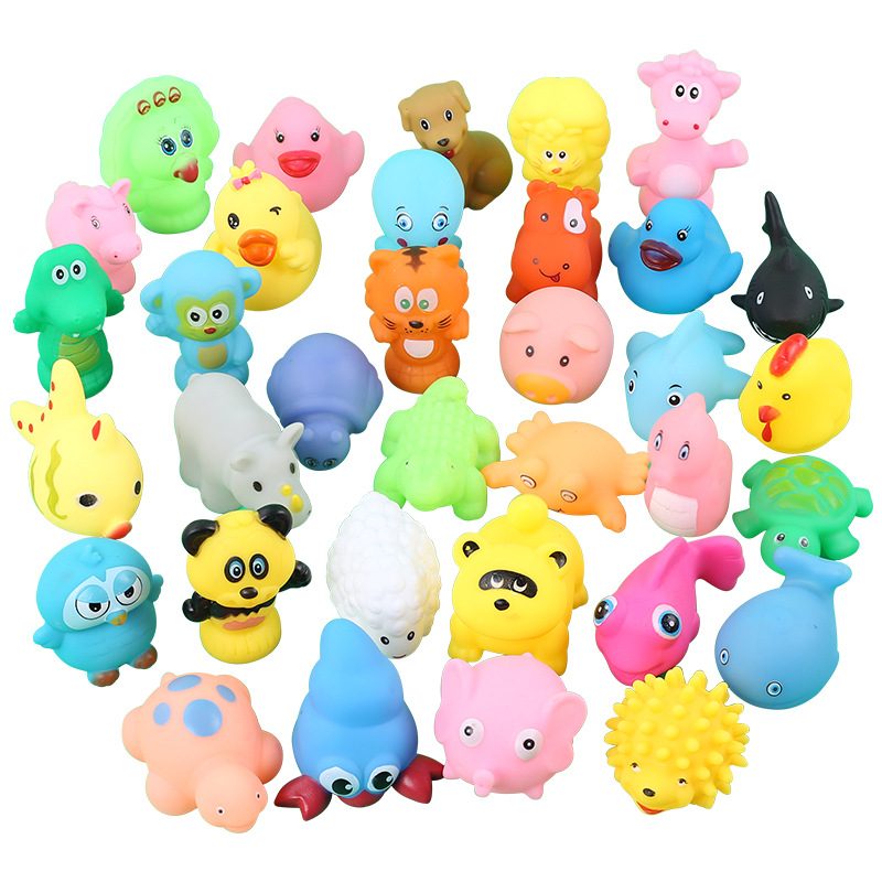 Animals Squirter Bath Toy Kids Party Favors Toddlers Squirter Toys Baby Shower Bath Colorful Assorted Floating Bathtub Toys