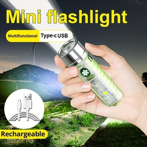 S23 Mini huỳnh quang đèn pin 30 wát LED EDC Keychain có thể sạc lại đèn Pin Quà Tặng nhựa UV LED <span class=keywords><strong>Torch</strong></span> với nam châm Clip - Product Image 2