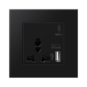 <span class=keywords><strong>Presa</strong></span> universale a 3 fori con porta di ricarica USB e tipo-c adatta per <span class=keywords><strong>iPhone</strong></span> e Android, pannello PC 86*86mm - Product Image 5