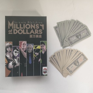 <span class=keywords><strong>Jeux</strong></span> <span class=keywords><strong>de</strong></span> société personnalisés originaux <span class=keywords><strong>jeux</strong></span> <span class=keywords><strong>de</strong></span> cartes magiques pour adultes avec couvercle et boîte <span class=keywords><strong>de</strong></span> fond millions <span class=keywords><strong>de</strong></span> dollars vente en gros - Product Image 1