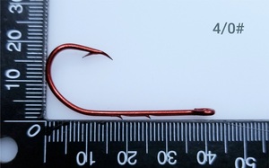 82154 baitholder móc 100 cái/túi baithkeep móc thép carbon cao móc câu cá nước mặn fishhook gói số lượng lớn - Product Image 4