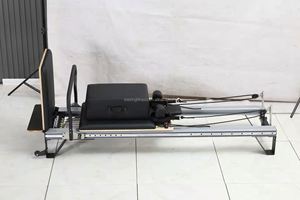 Equipo de Pilates Reformer de Aluminio Portátil para Gimnasio en Casa, Estudio, Fitness, Yoga y Ejercicio Comercial, con Base de Aleación - Product Image 3
