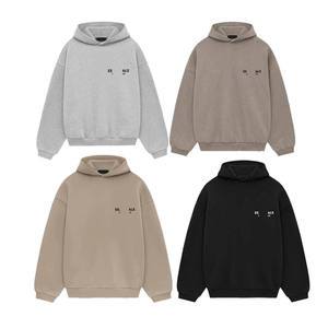 <b>Men's</b> Clothing Heavyweight Puff Printing Hoodies 100% Cotton Sweatshirts Streetwear Custom <b>Hoodie</b> for <b>Men</b> - Product Image 2
