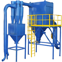 Nouveau système de dépoussiérage cyclonique industriel, équipement d'évacuation des fumées, haute efficacité 99,99 %, 6000 m³/h, acier au carbone