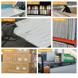 Panel de Pared de Piedra Artificial de Poliuretano (PU) para Interiores, Losa Grande de <span class=keywords><strong>Roca</strong></span> Cultivada Artificial para Decoración de Hogar, Oficina, Hotel y Restaurante - Product Image 6