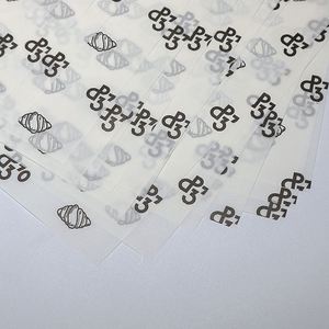 Emballage alimentaire, papier à sandwich, emballage personnalisé avec logo, papier de charcuterie, 12*12 pouces - Product Image 2