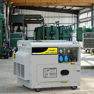เครื่องกำเนิดไฟฟ้าดีเซลแบบเปิดโครงอัตโนมัติ 3KVA-50KW 110V-220V พร้อมระบบเก็บเสียง สตาร์ทด้วยรีโมท ATS - Product Image 1