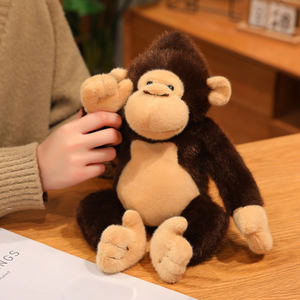 Set di Peluche <span class=keywords><strong>Scimmia</strong></span> Carina - Bambole di <span class=keywords><strong>Scimmia</strong></span> Realistiche e Morbide, Adorabile Figura di <span class=keywords><strong>Primate</strong></span> in Peluche per Regali ai Bambini e Decorazione Casa - Product Image 4