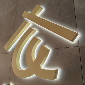 Lettres rétroéclairées LED personnalisées en acier inoxydable pour enseignes publicitaires <span class=keywords><strong>de</strong></span> magasins et d'écoles - Bandes LED murales écologiques - Product Image 3