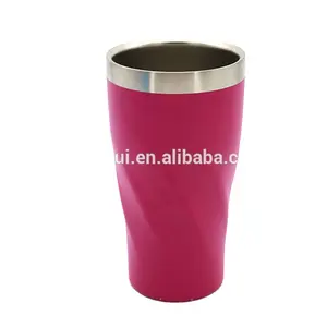 Tazas de café con aislamiento al vacío de acero inoxidable, taza de viaje personalizada, termo con tapa, doble pared, venta al por mayor