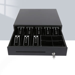 Venta caliente de alta calidad Durable Heavy Metal <span class=keywords><strong>caja</strong></span> de efectivo de gama alta Uso de supermercado seguro <span class=keywords><strong>caja</strong></span> <span class=keywords><strong>registradora</strong></span> cuadrada Pos cajón de efectivo - Product Image 4