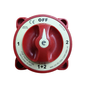 Isolateur 32VDC 350 Ampères, sélecteur 1 2 1+2 OFF, borne à 4 positions pour camping-cars - Product Image 1