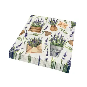 <span class=keywords><strong>Serviettes</strong></span> imprimées <span class=keywords><strong>en</strong></span> gros <span class=keywords><strong>Papier</strong></span> jetable Jolie serviette de table <span class=keywords><strong>Papier</strong></span> personnalisé pour mariage - Product Image 1