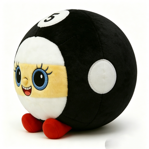 Peluche de bola de billar personalizado, peluche de bola de billar, peluche de bola de billar número 5, juguete de peluche de bola de billar de dibujos animados - Product Image 1