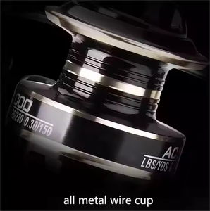 <span class=keywords><strong>Chinois</strong></span> de haute qualité main droite Baitcast filature moulinets de pêche en eau salée matériaux en alliage métallique meilleures ventes - Product Image 6