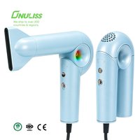 Sèche-cheveux professionnel haute vitesse de qualité salon avec diffuseur, sèche-cheveux ionique pliable portable pour tous types de cheveux