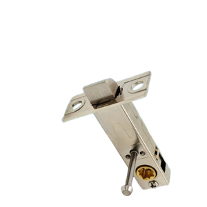 Accessoires de boulon à langue unique universel de petite serrure de <span class=keywords><strong>porte</strong></span> de toilette en cuivre pur avec <span class=keywords><strong>loquet</strong></span> tubulaire de 60mm pour ensemble de serrure - Product Image 4
