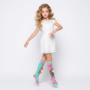 Chaussettes fantaisie colorées en gros, chaussettes originales et amusantes, chaussettes montantes, chaussettes kilt, meilleures chaussettes pour enfants, cadeau idéal pour les enfants - Product Image 3