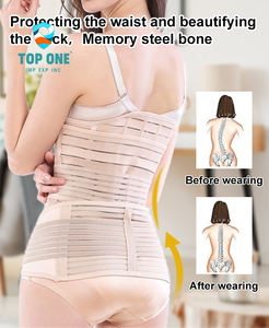 TopOne femmes 3-en-1 ceinture post-partum Shapewear avec contrôle du ventre soutien de l'estomac enveloppement ventre pour le corps sculptant les tondeuses - Product Image 4