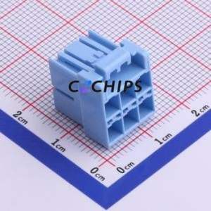 PSIP-06V-LE Housing (Wire-to-Board / Wire-to-Wire) P=4mm Connector ( Jack Structure: 2x3P )( Pitch: 4mm )( Number of Rows: 2 ) - Product Image 1