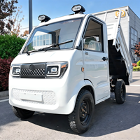 Fourgonnette électrique EEC 3500W à quatre roues - Camionnette électrique 3500W pour adultes, camion à benne basculante hydraulique automatique, mini camion de transport