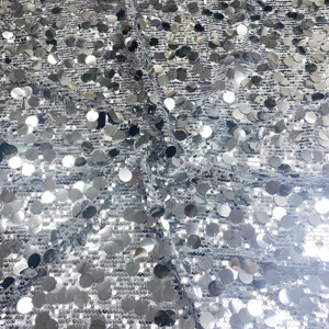 Thời trang 3D sequin mật độ Sequins vải dệt lưới vải sáng bóng <span class=keywords><strong>Net</strong></span> chuỗi lưới vải cho Đảng - Product Image 4