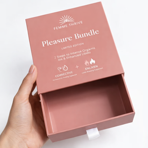 Boîte d'emballage cosmétique personnalisée, boîte cadeau rigide à tiroir pour marque de beauté, boîte laminée mate avec insert, fabricant OEM - Product Image 5