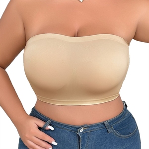 Lingerie <span class=keywords><strong>sans</strong></span> bretelles <span class=keywords><strong>grande</strong></span> <span class=keywords><strong>taille</strong></span> transfrontalière, style européen et américain, pour femmes à forte poitrine - <span class=keywords><strong>Soutien</strong></span>-<span class=keywords><strong>gorge</strong></span> bandeau pour prévenir - Product Image 5