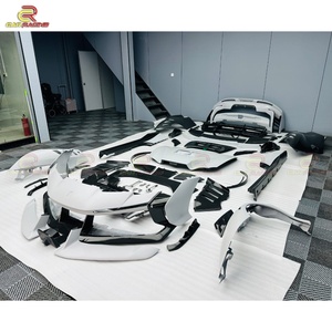 For SF90XX Conversion Body Kit for Ferrari SF90 Hood <b>Car</b> Bumper <b>Diffuser</b> Lip Fender Side Skirt Spoiler Wing Engine Cover Bonnet - Product Image 3