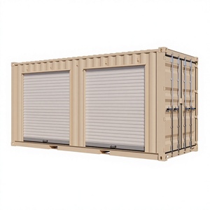 Conteneur maritime de 20 pieds ou 40 pieds modifié avec <span class=keywords><strong>2</strong></span> ou 3 portes coulissantes, conteneur de stockage personnalisé, remise de stockage extérieure - Product Image 1