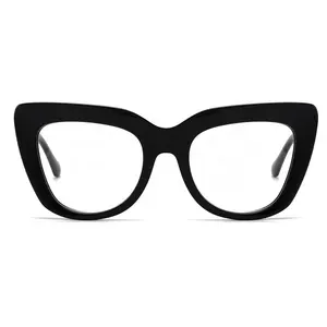 ZOWIN Modell 1730 Cat Eye Acetat optische Rahmen Designer Brillen fassungen Luxus Acetat Rahmen dickes Acetat