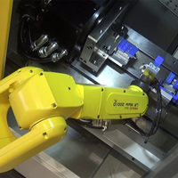 Petit robot industriel FANUC LR Mate 200iD, machine-outil CNC entièrement automatique de haute précision, bras de robot de bureau