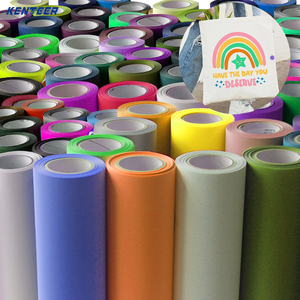 Rollos de Vinilo HTV de Kenteer Suppliers, Vinilo Textil, Película de PVC para Transferencia de Calor para Camisetas y Textiles, Fácil de Cortar y Desbastar - Product Image 1