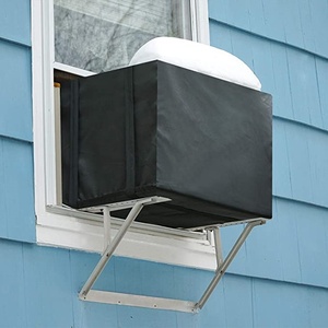 Housse de protection pour climatiseur de fenêtre extérieur, protection contre la neige en hiver, imperméable, anti-poussière, anti-neige, polyester - Product Image 1