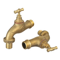 Robinet De Puisage Ifan en Gros Toutes Tailles en Laiton Avec Sortie d'Eau