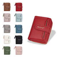 BAELLERY dompet Korea untuk wanita, dompet mewah kulit Pu dompet koin untuk wanita