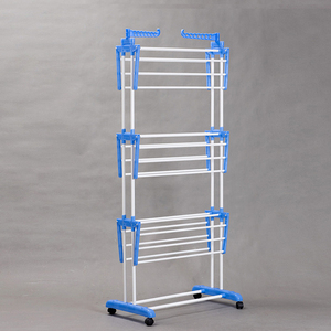 Hiện đại đứng kim loại Máy sấy quần áo móc áo thuận tiện khăn phơi quần áo giá - Product Image 1