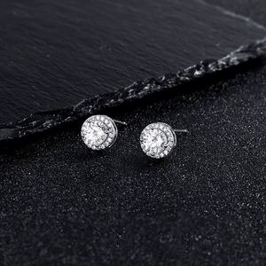 ต่างหูมอสซาไนต์เงินแท้ S925 รูปทรงไข่นกพิราบ - Product Image 3