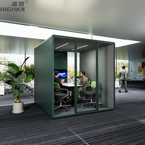 Professional Soundproof Studio Meeting Room Soundproof Booth 6 Person Work Soundproof Acoustic Pod Office Recording Booth - Product Image 2