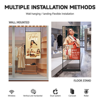 Écran d'affichage numérique Android LCD haute luminosité 3000 nits de 65 pouces pour vitrine de magasin