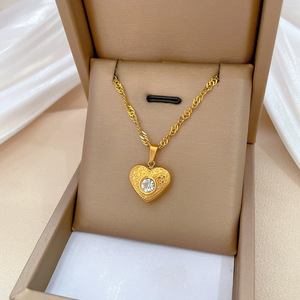 Love, Design, Temperament, Personality, Extremely Simple. in the Stove, <strong>a</strong> Real Gold Female Ins Collarbone <strong>Necklace</strong> - Product Image 2