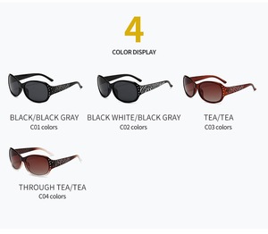 Hotsale Fashion Comfortable Unisex Polarized Sunglasses with Custom Logo UV400 Protection PC Frame HC019 OEM/ODM - Product Image 6