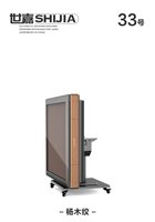 Table de Mahjong de Luxe Entièrement Automatique Moderne Silencieuse, Pliante en Quatre Parties, Portable, Machine de Jeu de Poker Rotative Type Montagnes Russes