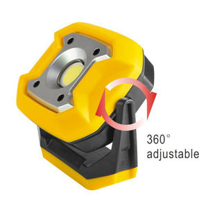 Lampe de travail LED COB 10W <span class=keywords><strong>600</strong></span> lumens, réglable à 360 degrés, indice de protection IP33, avec poche pour support - Product Image 4