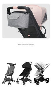 Bolsa de Transporte para Cochecito de Bebé con Bolsillos Aislantes, Bolsa de Pañales Impermeable de Viaje, <span class=keywords><strong>Organizador</strong></span> de Cochecito Ecológico de Alta Calidad, Bolsas para Cochecito - Product Image 6