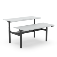 Table de bureau intelligente électrique moderne personnalisée Nouveau bureau debout motorisé à hauteur réglable Fonction assise-debout en acier durable