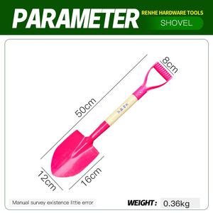 Высококачественная углеродистая сталь, деревянная ручка, садовый инструмент, лопата для фермы - Product Image 2