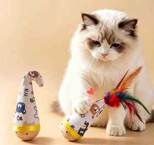 Juguetes para Mascotas, Perros y Gatos, Muñeco Volteable, Juguete Divertido, Compañero de Juego, Entretenimiento, Juego Divertido, Resistente a Mordidas, Giratorio - Product Image 4