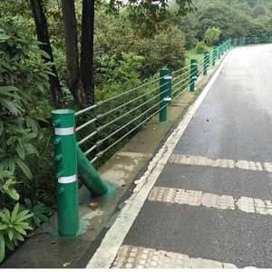 מעקה כבלים לגשר כביש מהיר - מחסום בטיחות מחבל פלדה מגולוון/נירוסטה איכותי עמיד בפני חלודה לשימוש חיצוני - Product Image 2