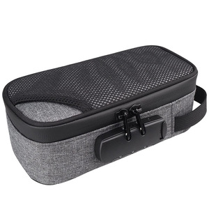 Thiết kế mới 2025 Đôi Lớn Stash container lưới mùi bằng chứng Trường hợp với sự kết hợp carbon lót các bộ phận lưu trữ smellproof Túi - Product Image 1